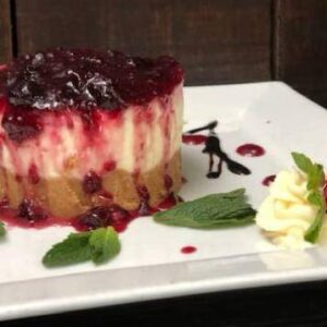 Torta de queso red berries