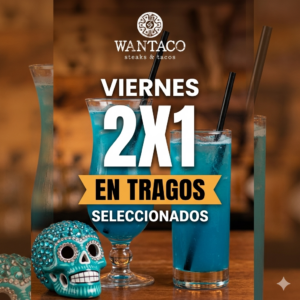 2 x 1 en Tragos Seleccionados
